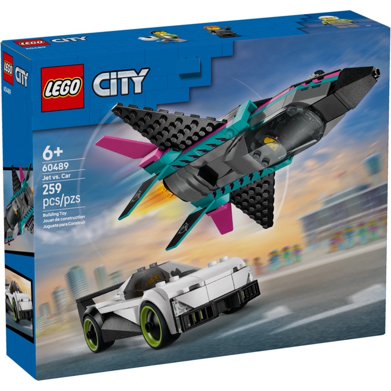 LEGO 60489 噴射機vs. 汽車LEGO® City系列