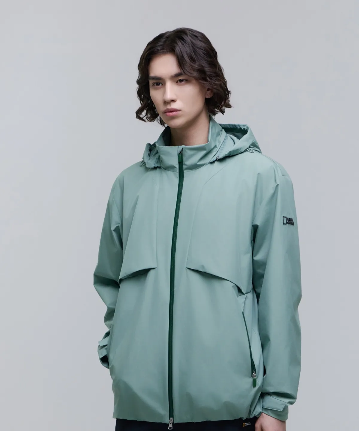 【代購】國家地理 NATIONAL GEOGRAPHIC Atlas Windstopper 2L Block Jacket｜GORE-TEX LABS 防風防水拼接外套｜N251UJP860