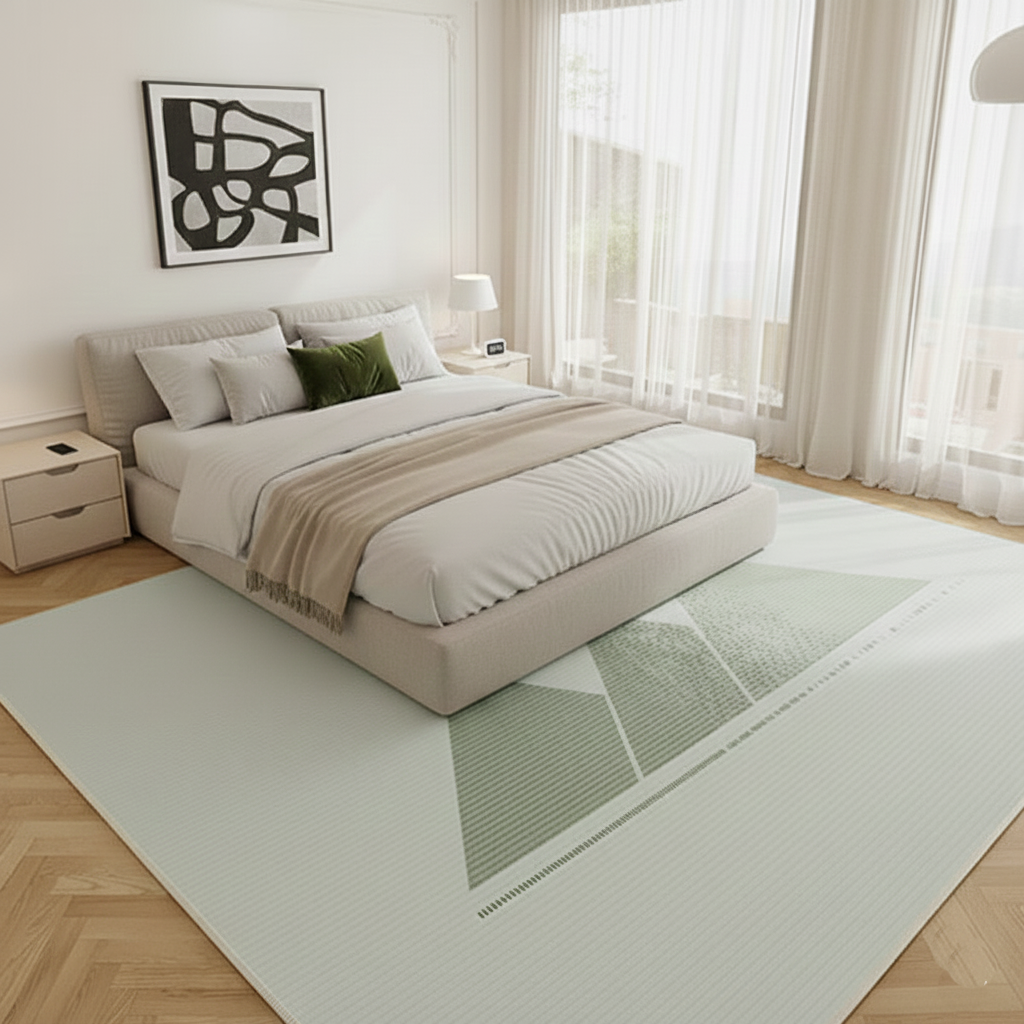 青山隱隱素雅室內圓絨地毯