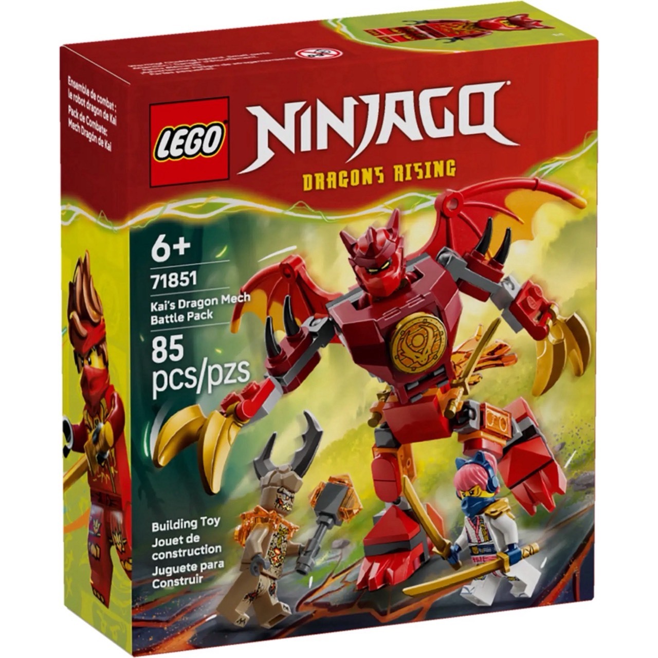 LEGO 71851 赤地的猛龍機械人戰鬥組LEGO® Ninjago系列