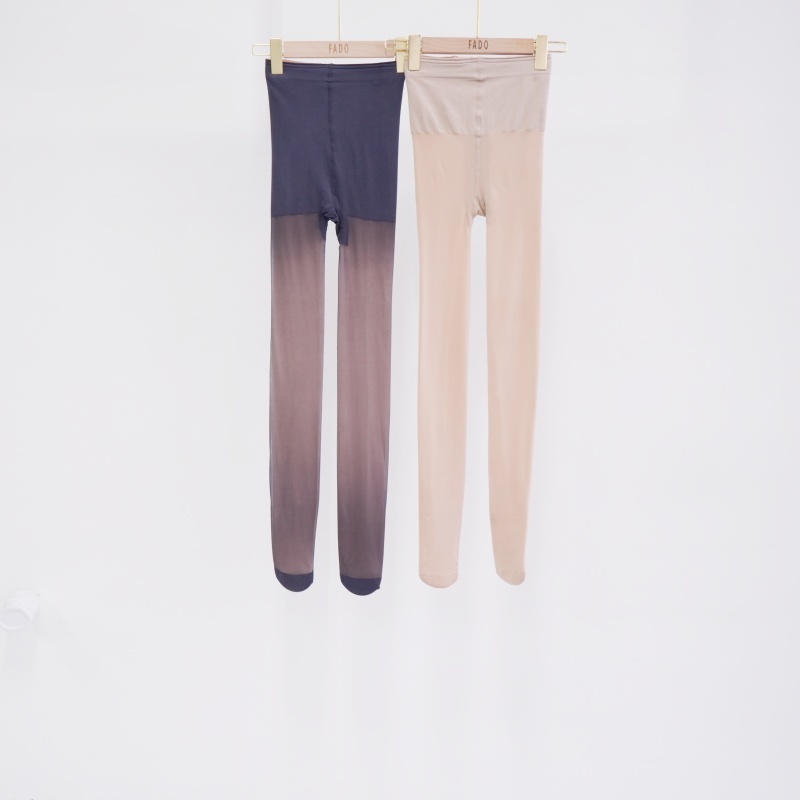 法朵Fado shop｜"光腿神器"防刮雙層140克透膚褲襪 721A003 黑/膚 M以下適合