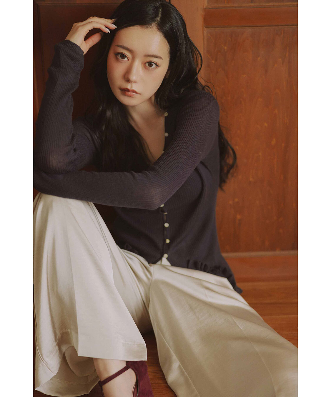 [預購] 折扣COCO DEAL 緞面寬褲