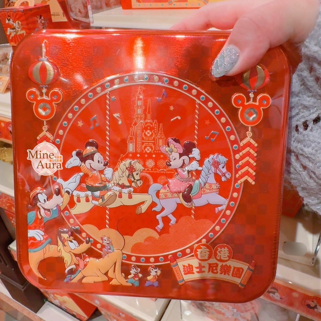 2026 新春限定 米奇 Mickey 與好友們 曲奇餅乾 鐵盒 禮盒 -香港迪士尼樂園