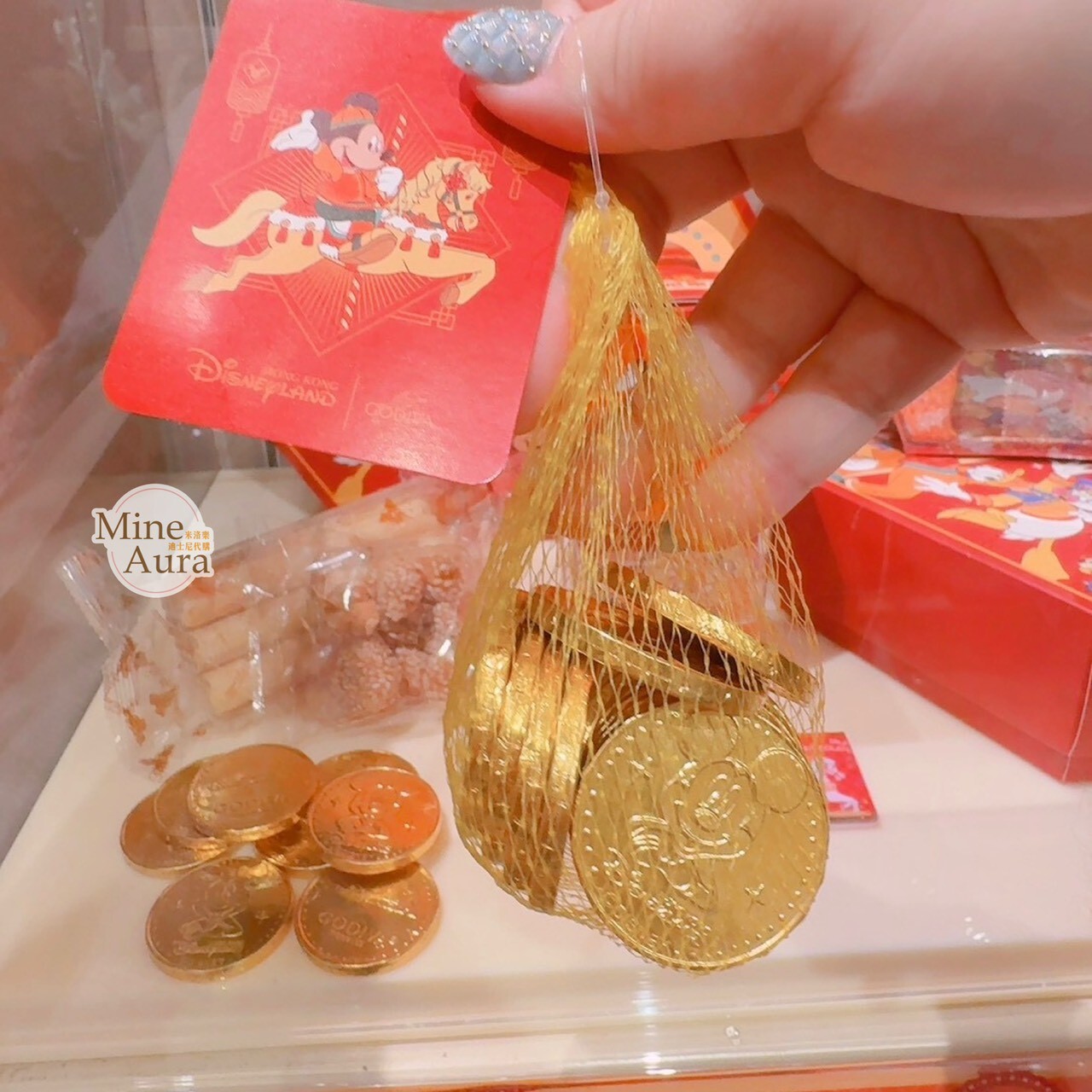 2026 新春限定 米奇 Mickey 與好友們 金幣造型 巧克力 -香港迪士尼樂園