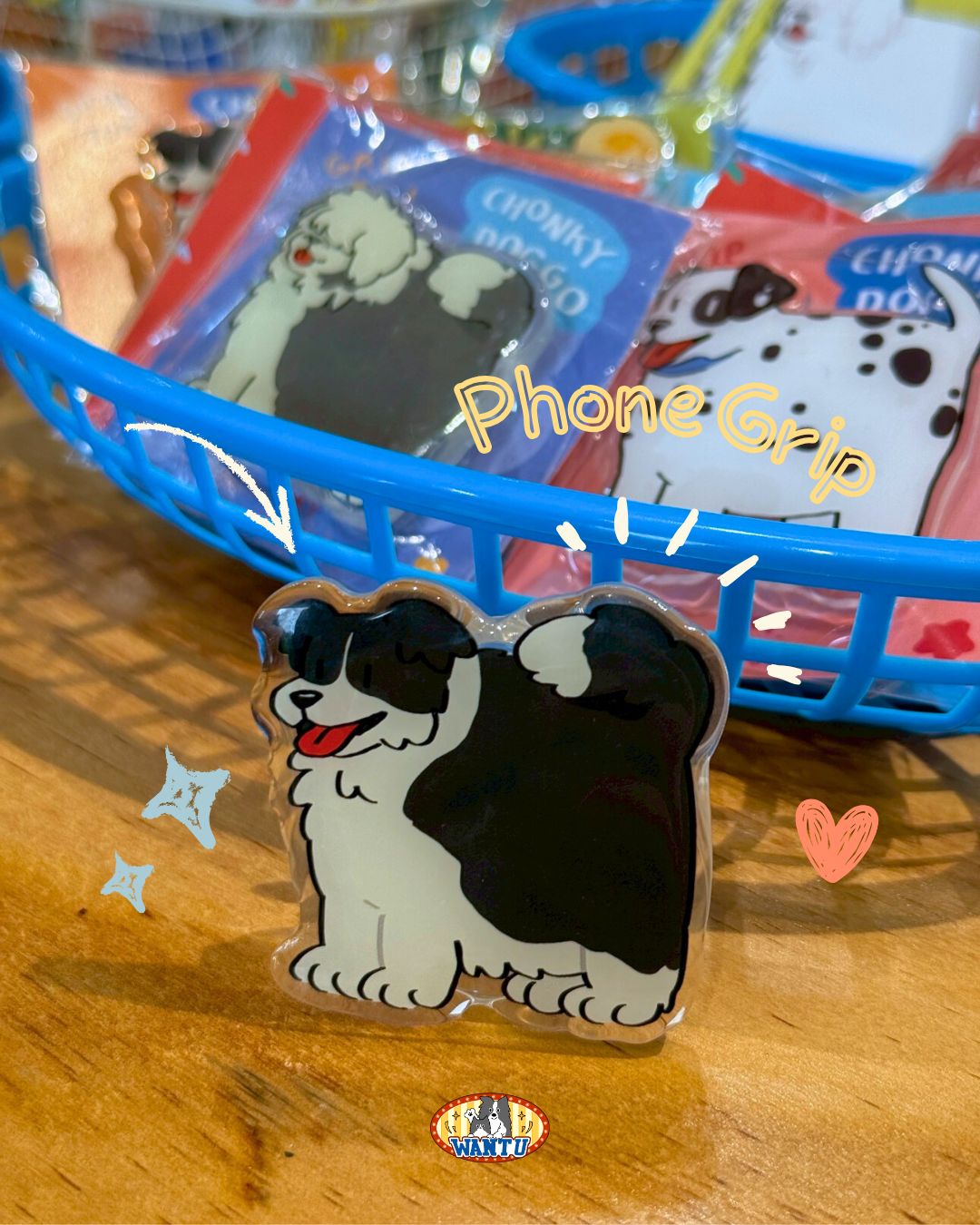 泰國插畫品牌zky.studio|狗狗造型手機支架