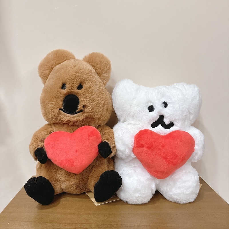 《12186》愛心dinotaeng矮袋鼠玩偶/12吋