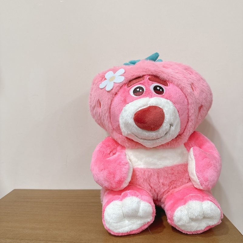 《12181》草莓造型大熊抱哥/12吋