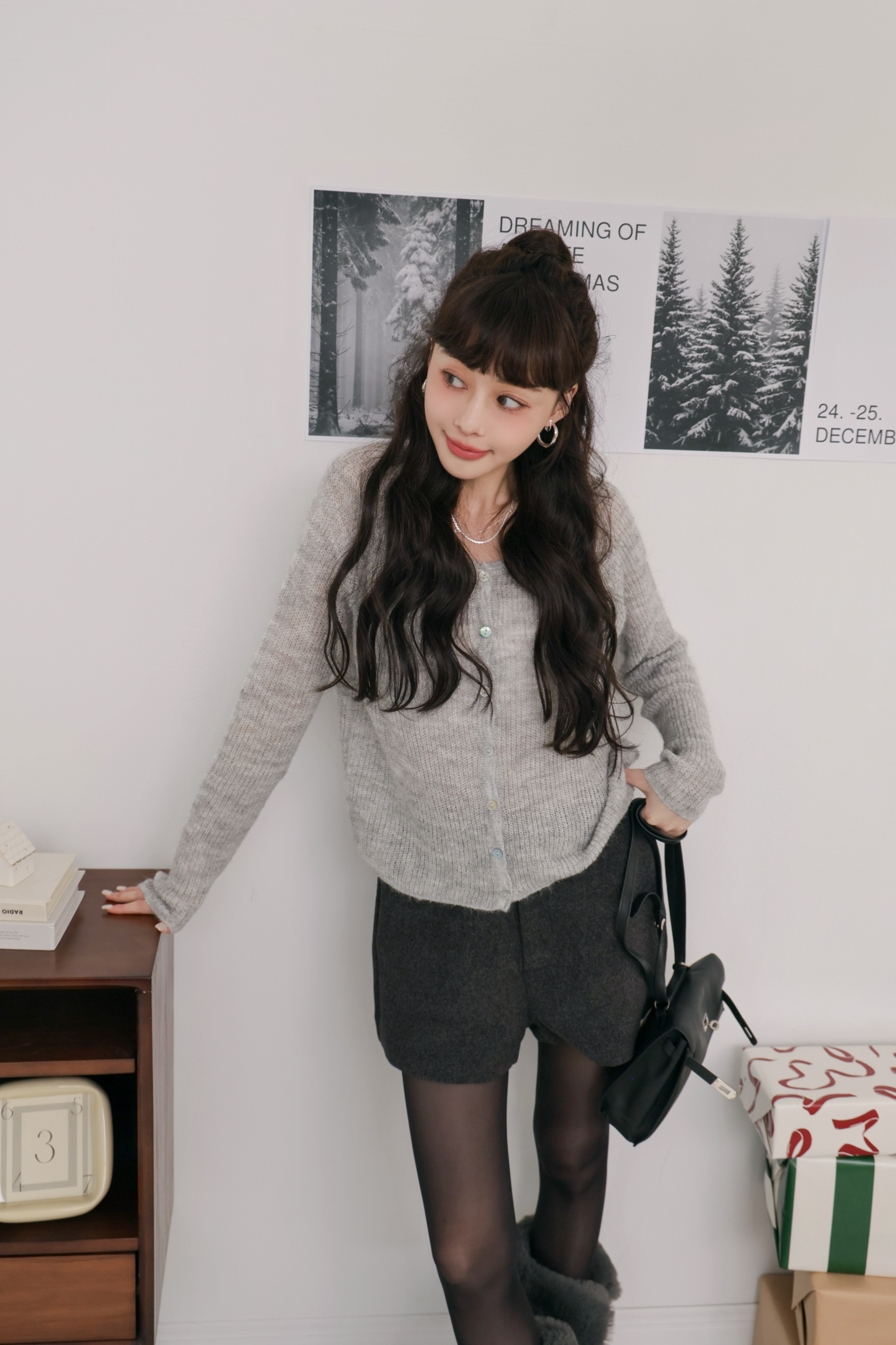 （現貨）馬海毛排釦小外套 O10