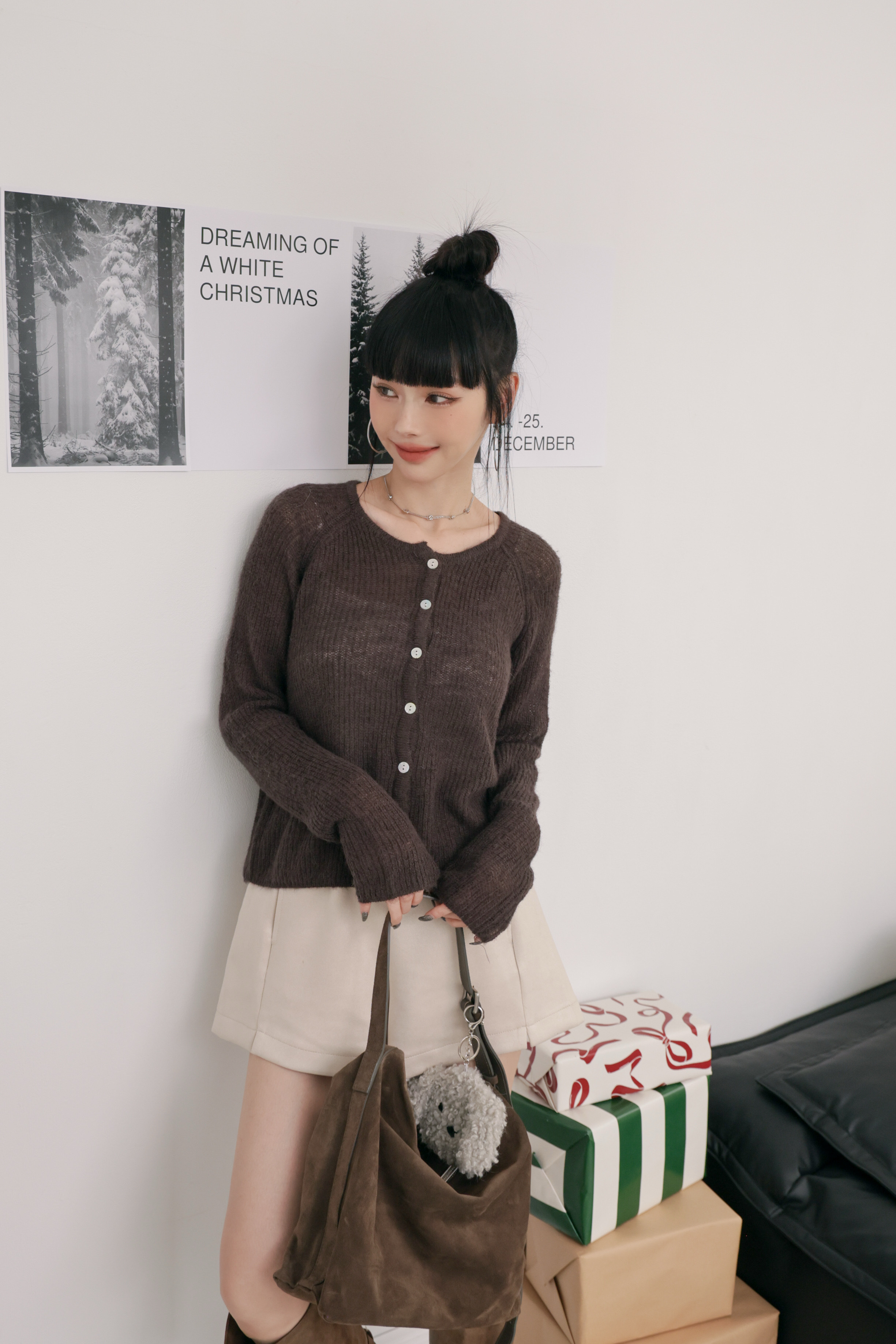 （現貨）馬海毛排釦小外套 O10