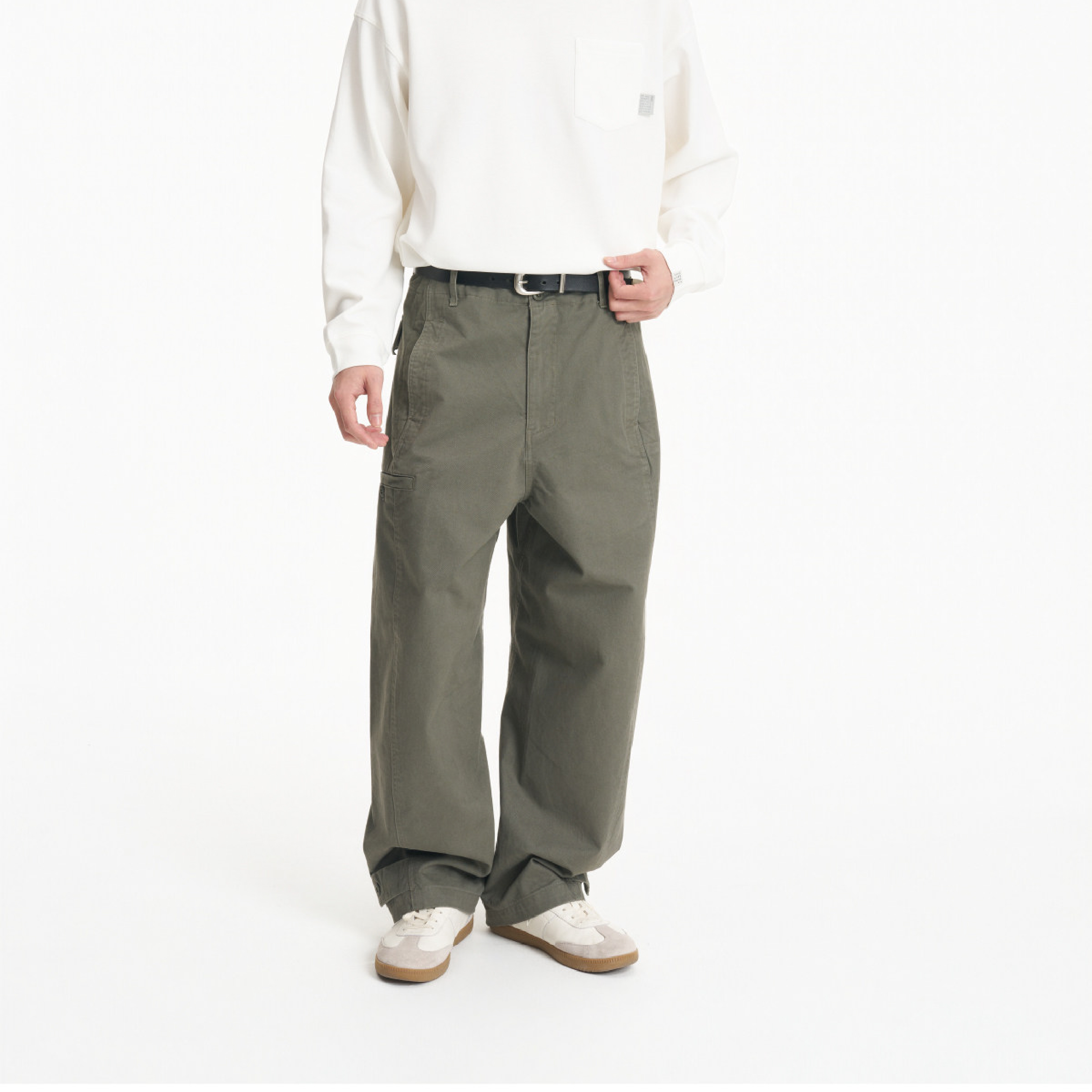 PIN SKTBS Curved Pants 剪裁 彎刀長褲 [P-P30]