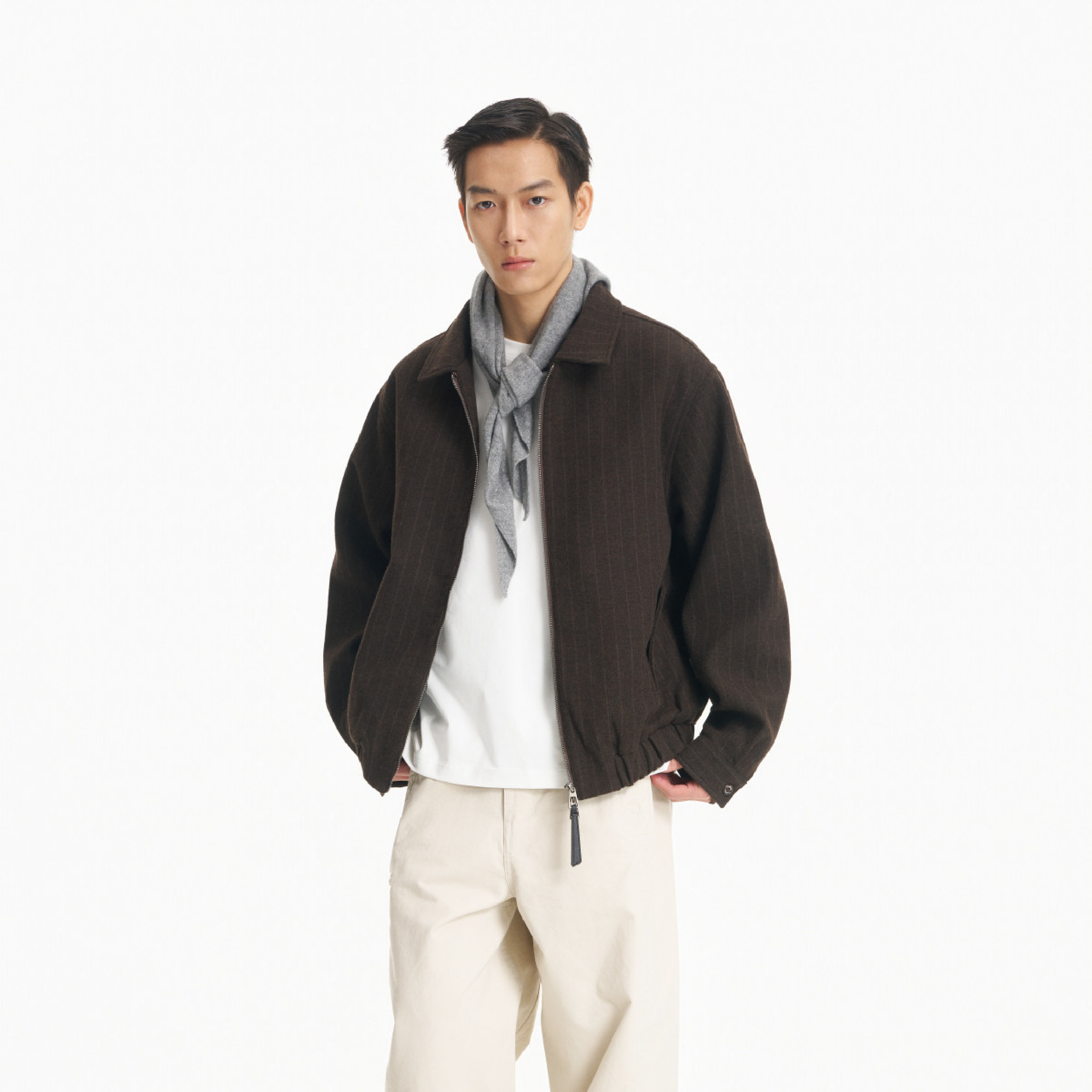 PIN SKTBS Striped Harrington Jacket 條紋 哈靈頓外套 [P-J20]