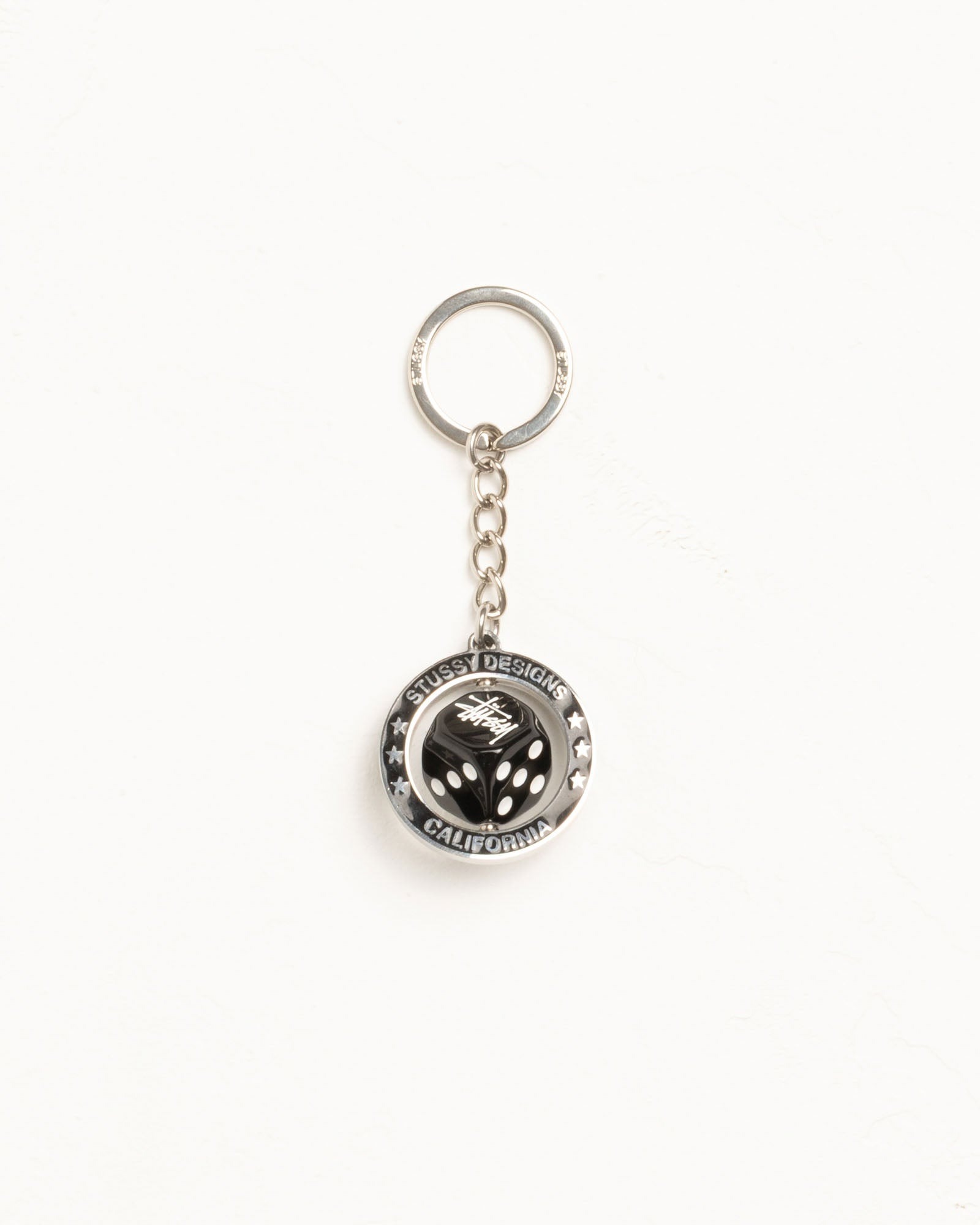 2025AW STUSSY SPINNING DICE KEYCHAIN 旋轉 骰子 鑰匙圈 吊飾 現貨 138980