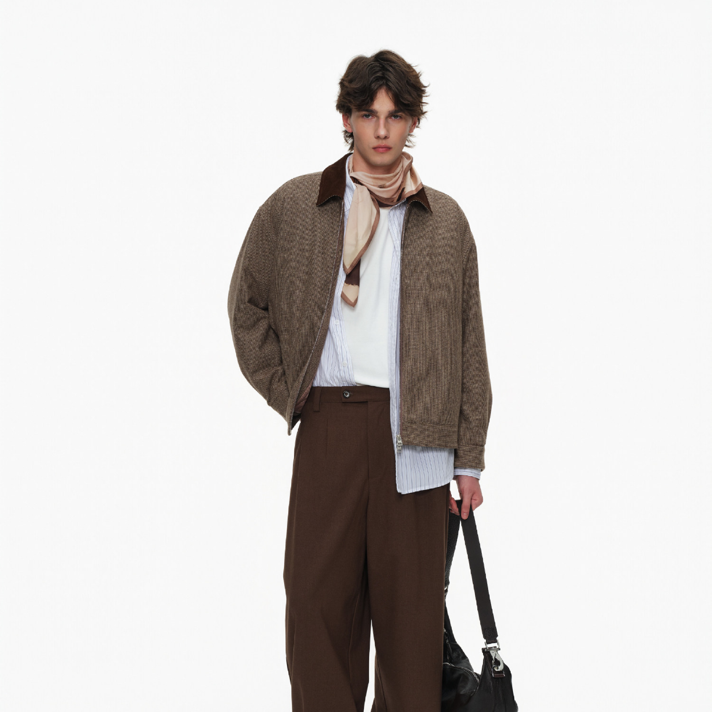 Nord Classic Cropped Houndstooth Jacket 千鳥格 衍棉外套 [NRJ04]