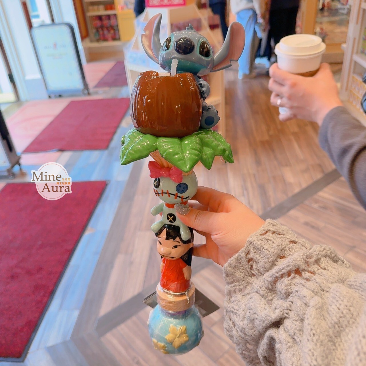 史迪奇 Stitch 莉蘿 Lilo 醜丫頭Scrump 椰子樹 造型 泡泡機 星際寶貝 Lilo & Stitch -香港迪士尼樂園