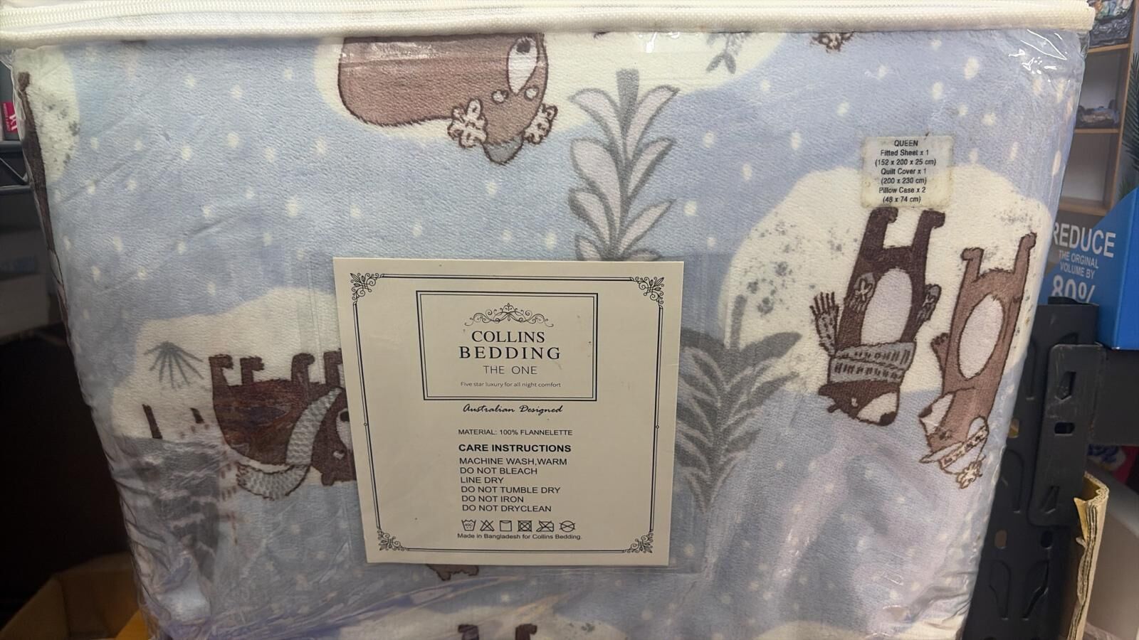 現貨 Collins Bedding法蘭絨套裝(Queen Size )