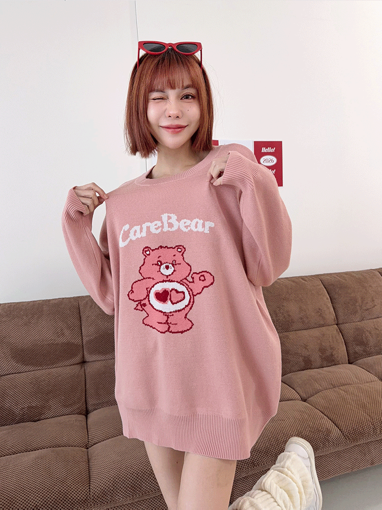 2026🐻oversized 熊熊針織上衣(4色)