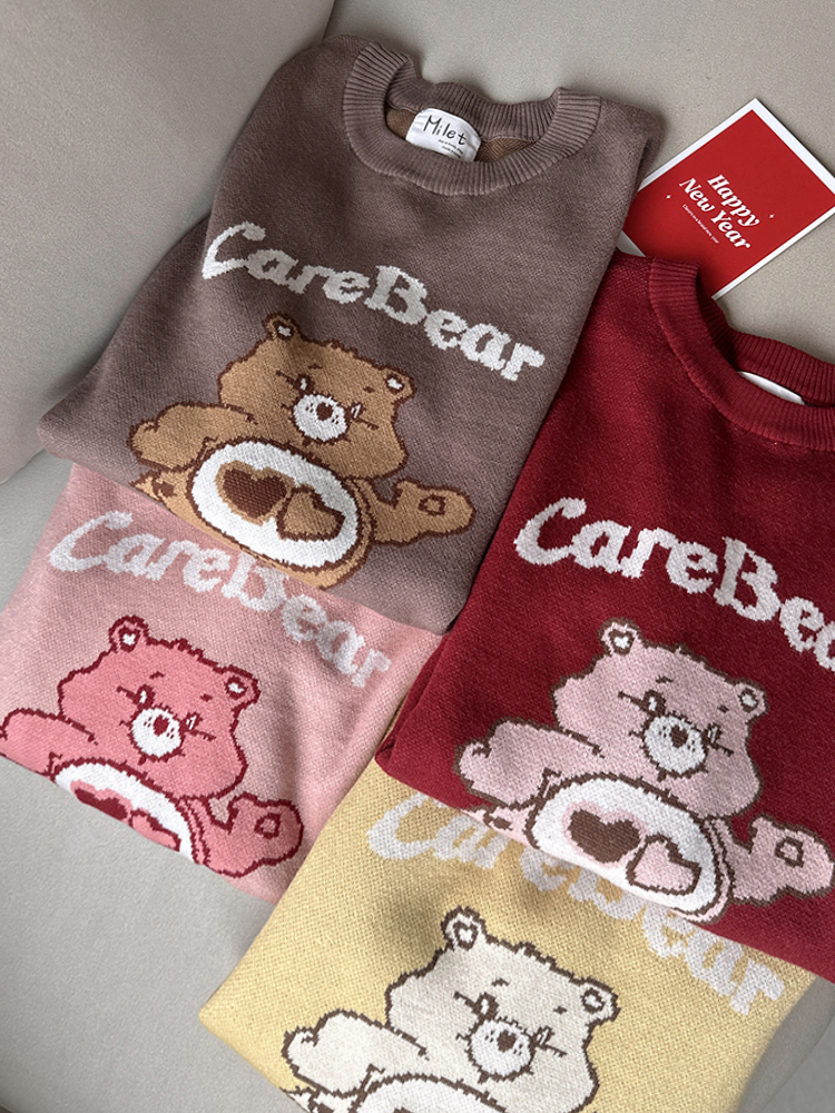 2026🐻oversized 熊熊針織上衣(4色)