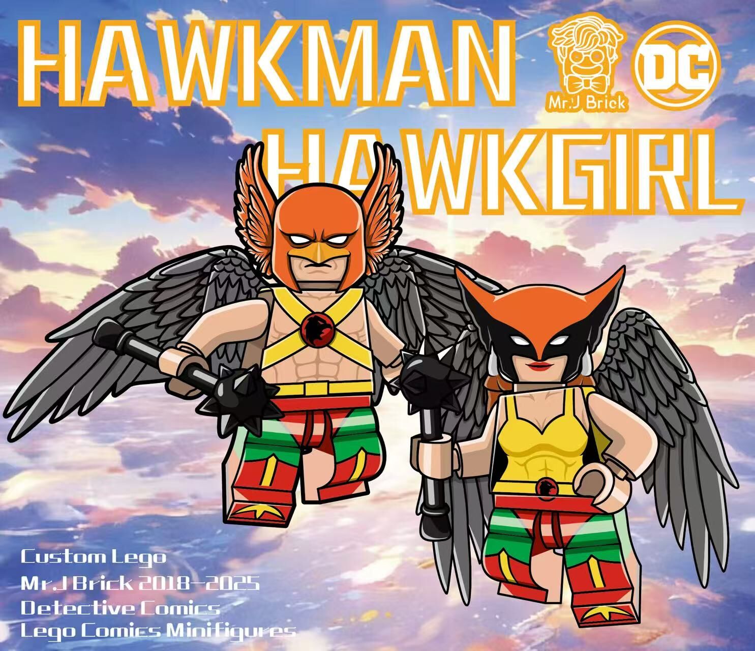 [MrJ][Preorder] Hawkman & Hawkgril [PADprinted]