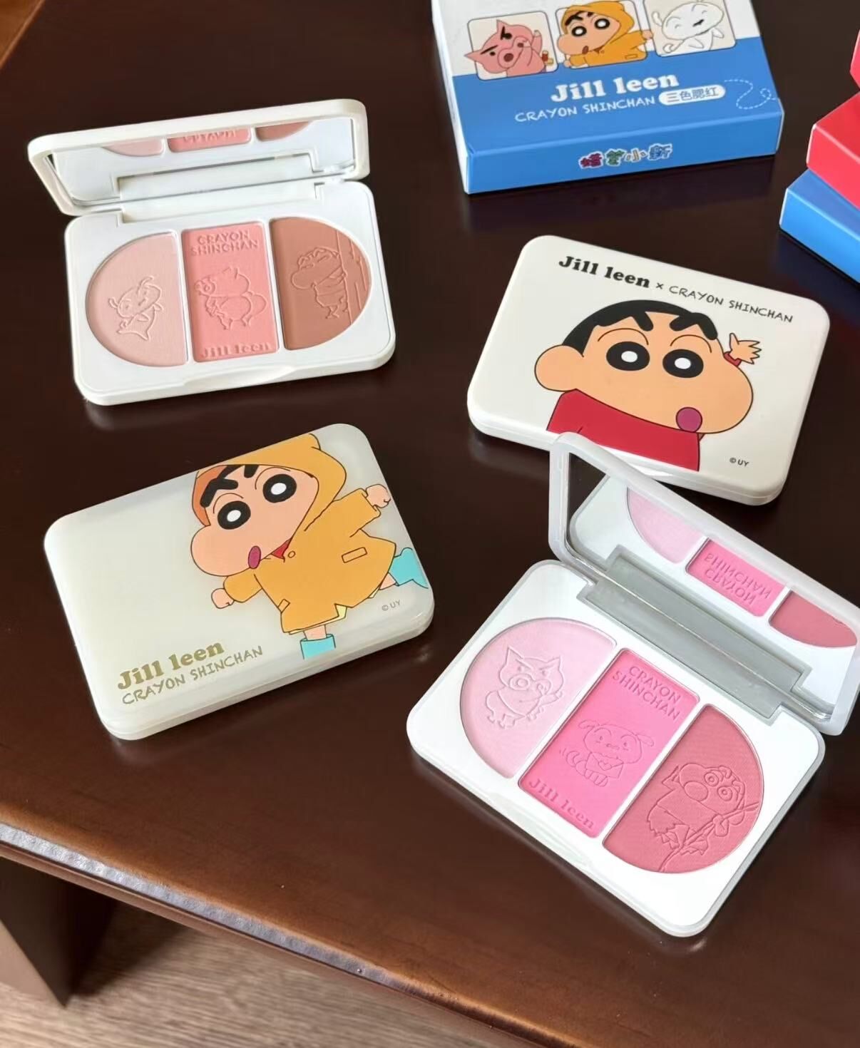 Jill Leen 蠟筆小新聯名三色腮紅  ˚