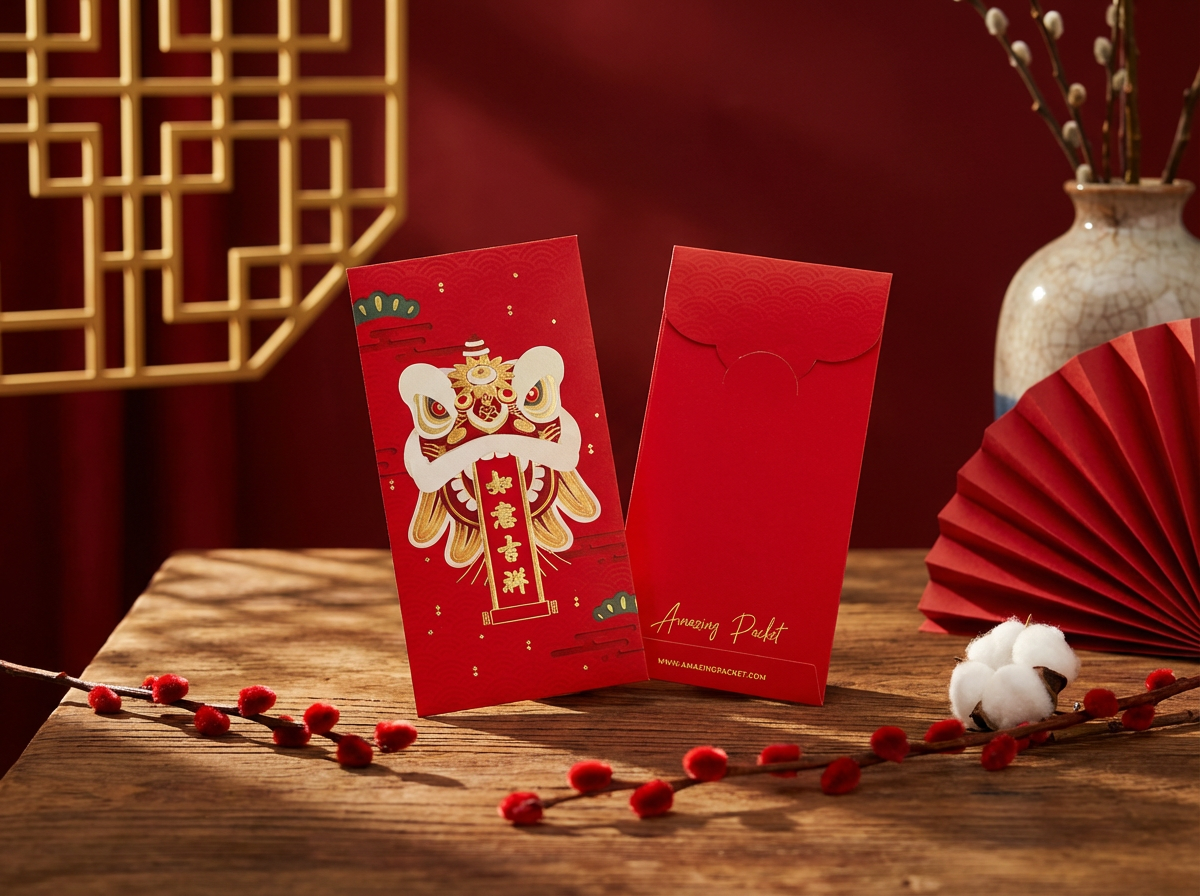 如意吉祥（紅）丨利是廊 香港利是封