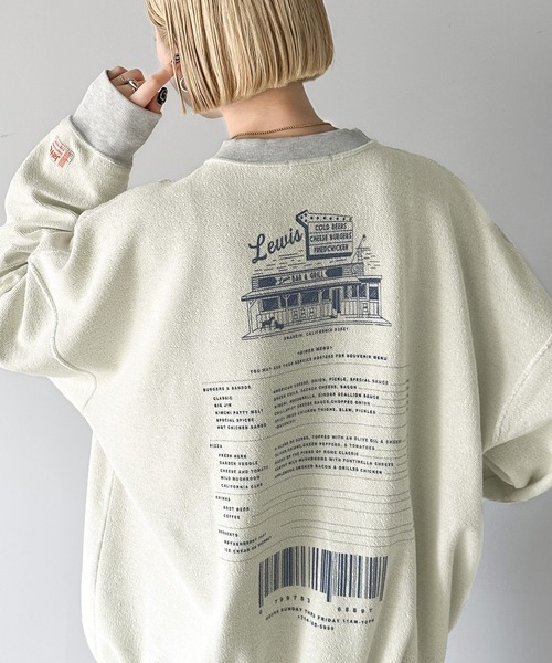 日本🇯🇵連線 JAVA  復古韻味雙面印花抓絨衛衣 復古 寬鬆 印花 抓絨材質 長袖 套頭衫 2色(任買兩件711免運)/預購