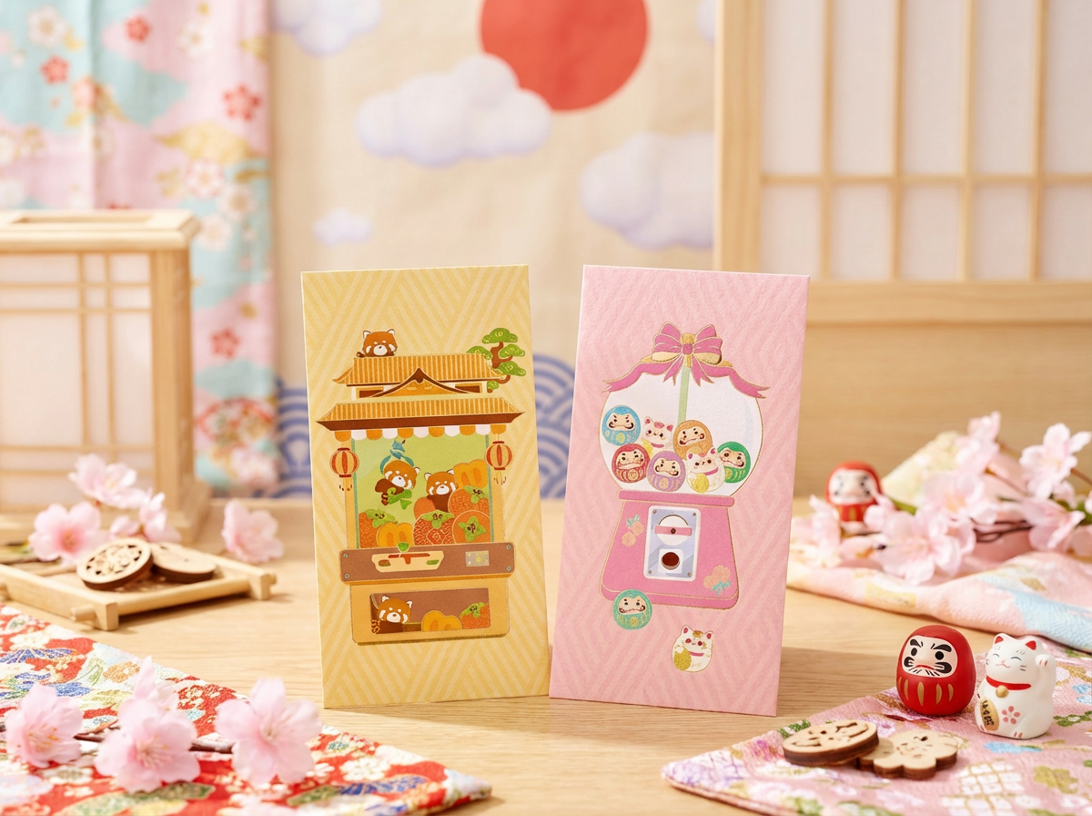 和風喜樂丨利是廊 香港利是封