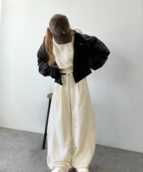 日本網紅聯名款!! 日本🇯🇵連線 Classical Elf x AYA 聯名 加厚蓬鬆雙拉鍊短版飛行外套 雙拉鍊 短版 外套 飛行外套 長袖 1色(任買兩件711免運)/預購