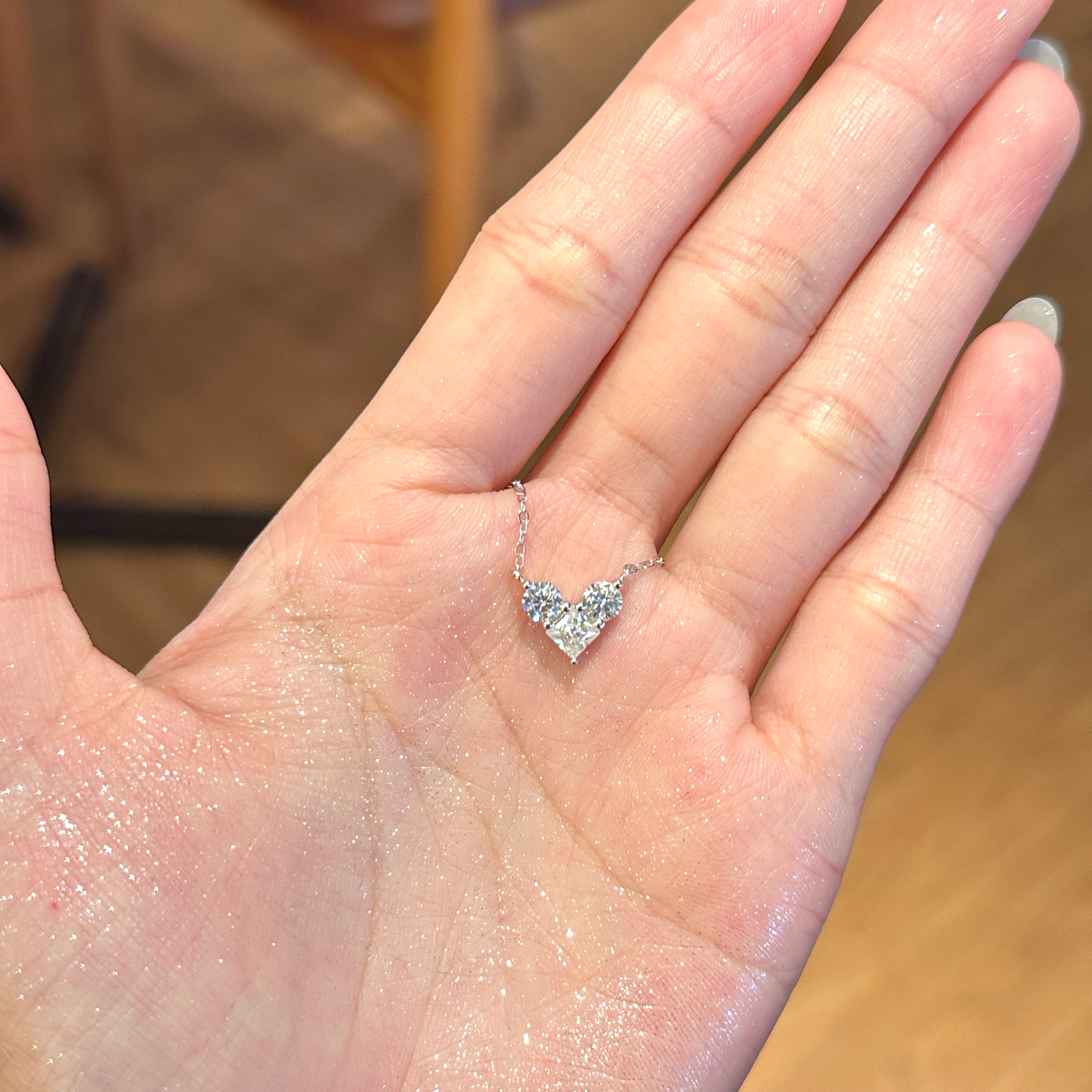 Lester moissanite necklace
