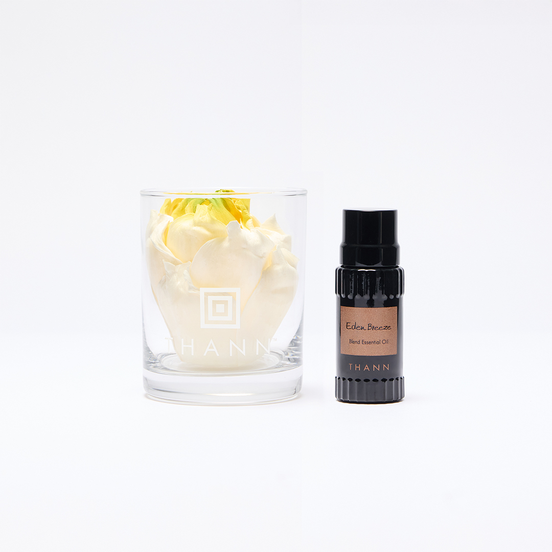 伊甸微風複方精油10ml+索拉花擴香杯