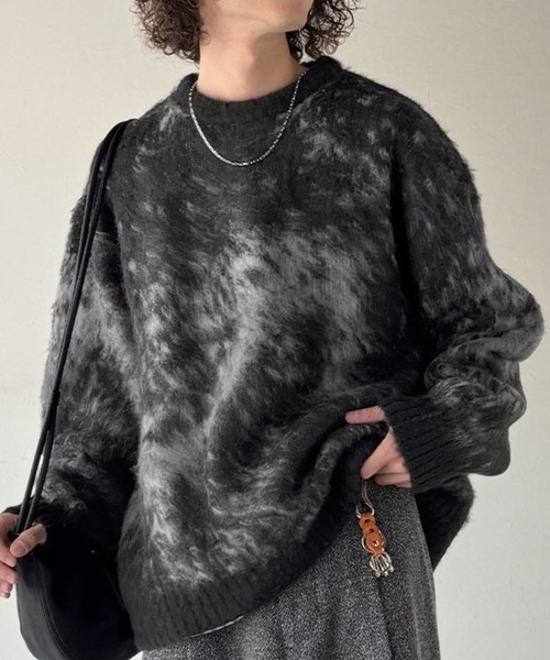 日本🇯🇵連線 Classical Elf X Classical Origin 馬海毛絨絨暈染針織毛衣 針織衫 男女可穿 套頭衫 復古 毛衣 長袖 4色(任買兩件711免運)/預購