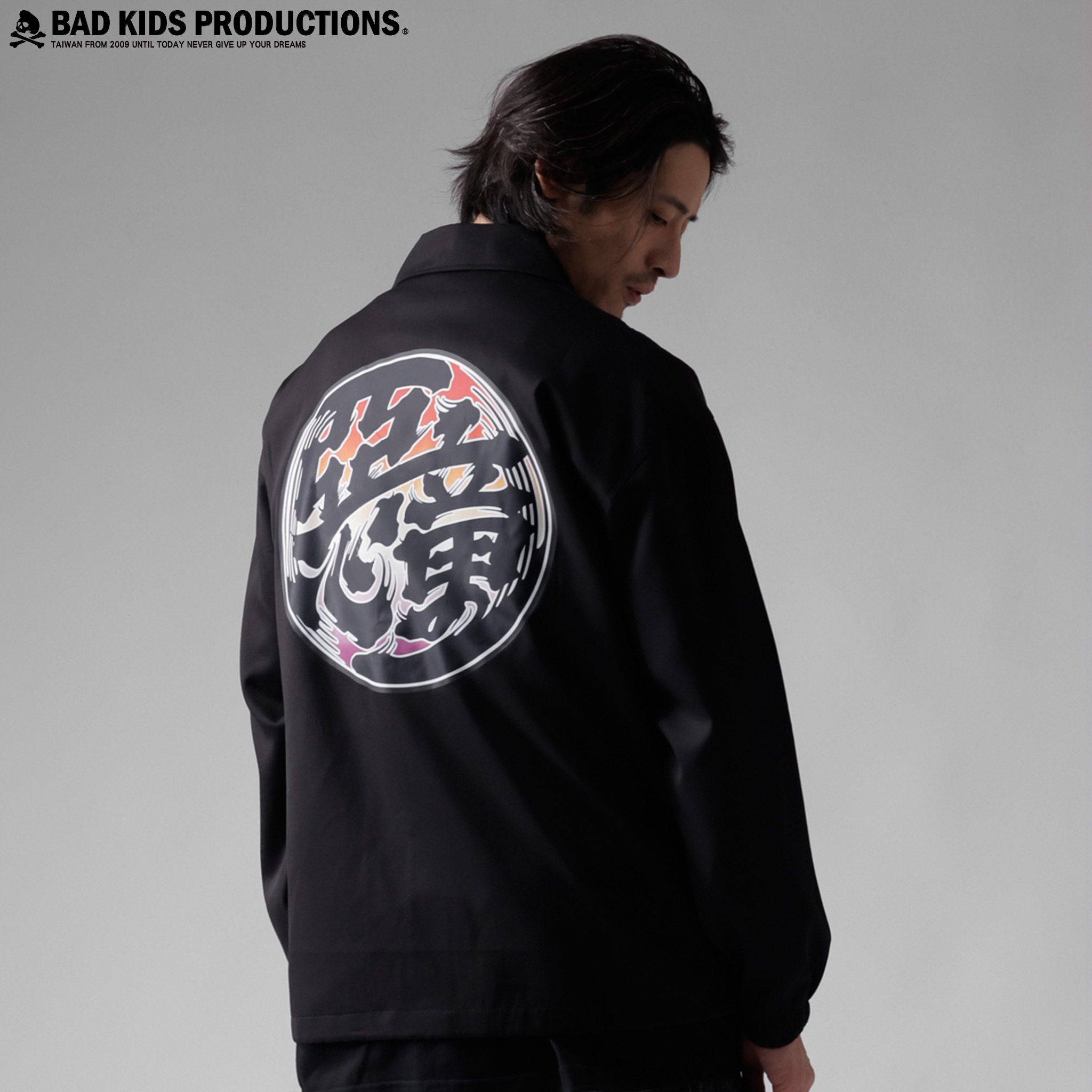 BAD KIDS 惡童 25A/W Edo Moji Coach Jacket(江戶文字教練外套)