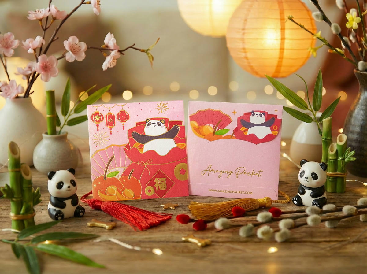 熊貓-福丨利是廊 香港利是封