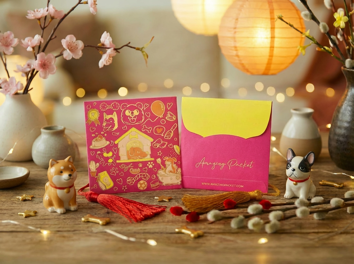 狗-家家有狗丨利是廊 香港利是封