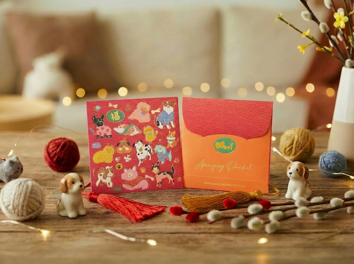 狗-汪汪來福丨利是廊 香港利是封