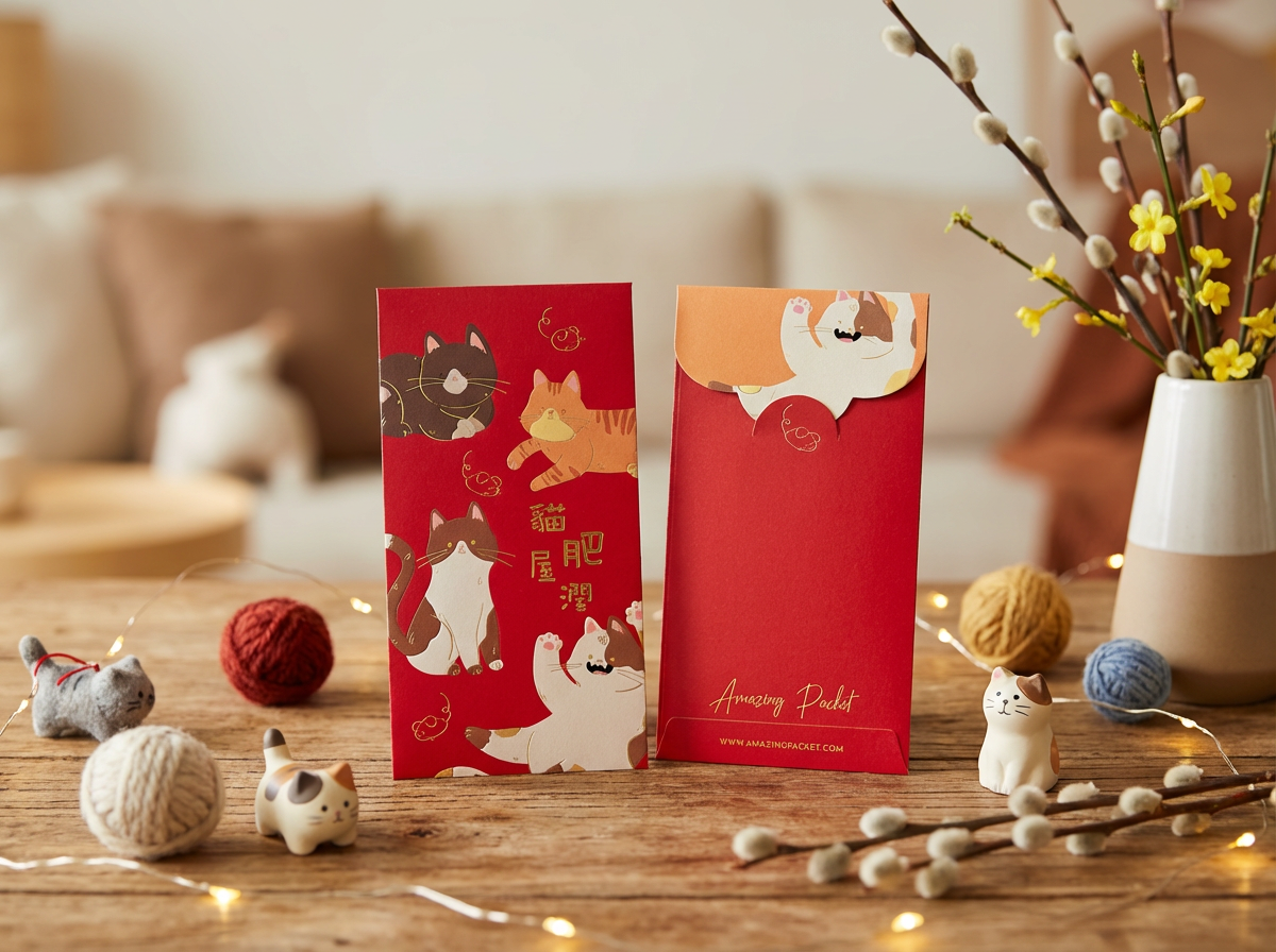 貓肥屋潤丨利是廊 香港利是封