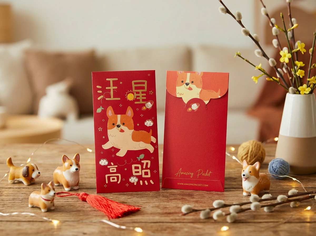 汪星高照丨利是廊 香港利是封