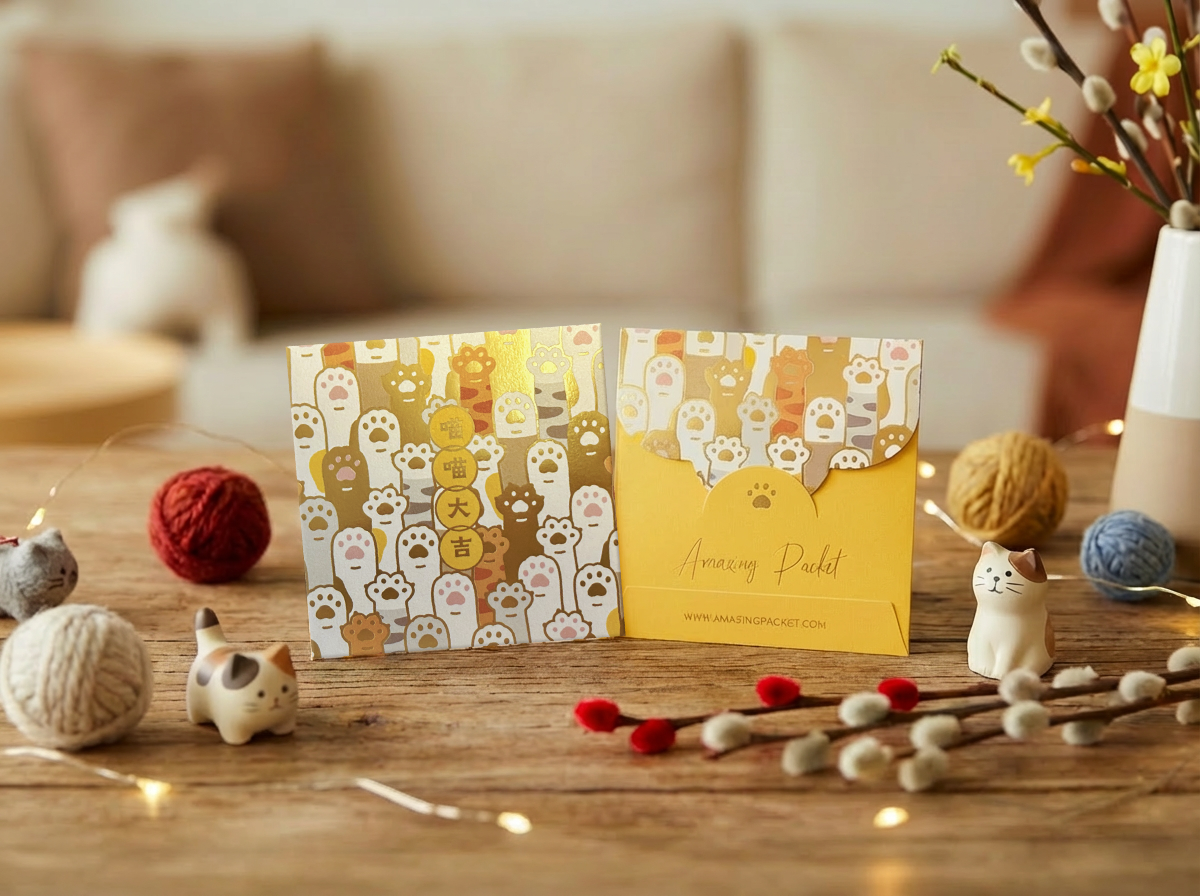 喵喵大吉丨利是廊 香港利是封