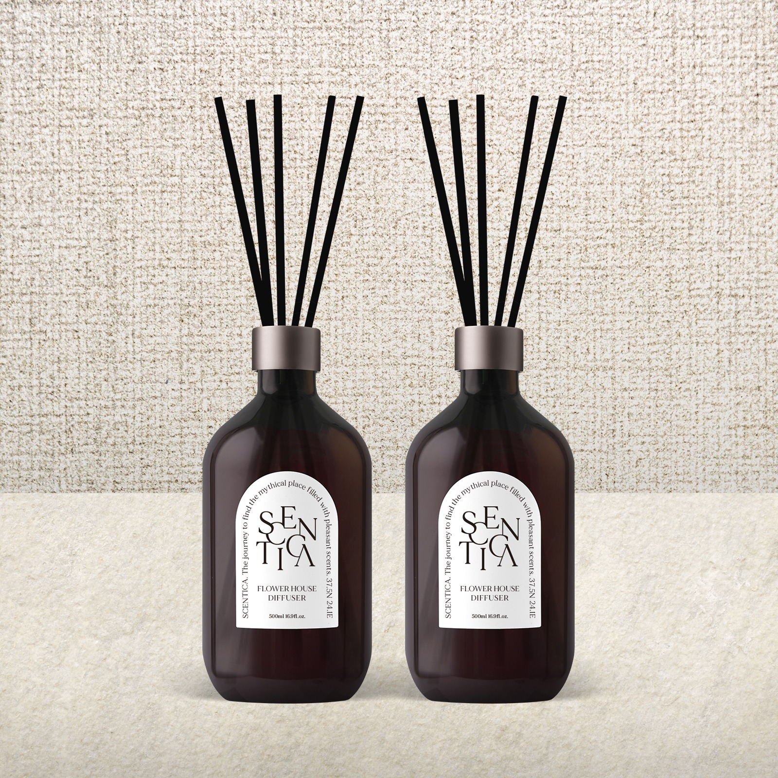 SCENTICA Diffuser 200ml [Official Double Planning Set]