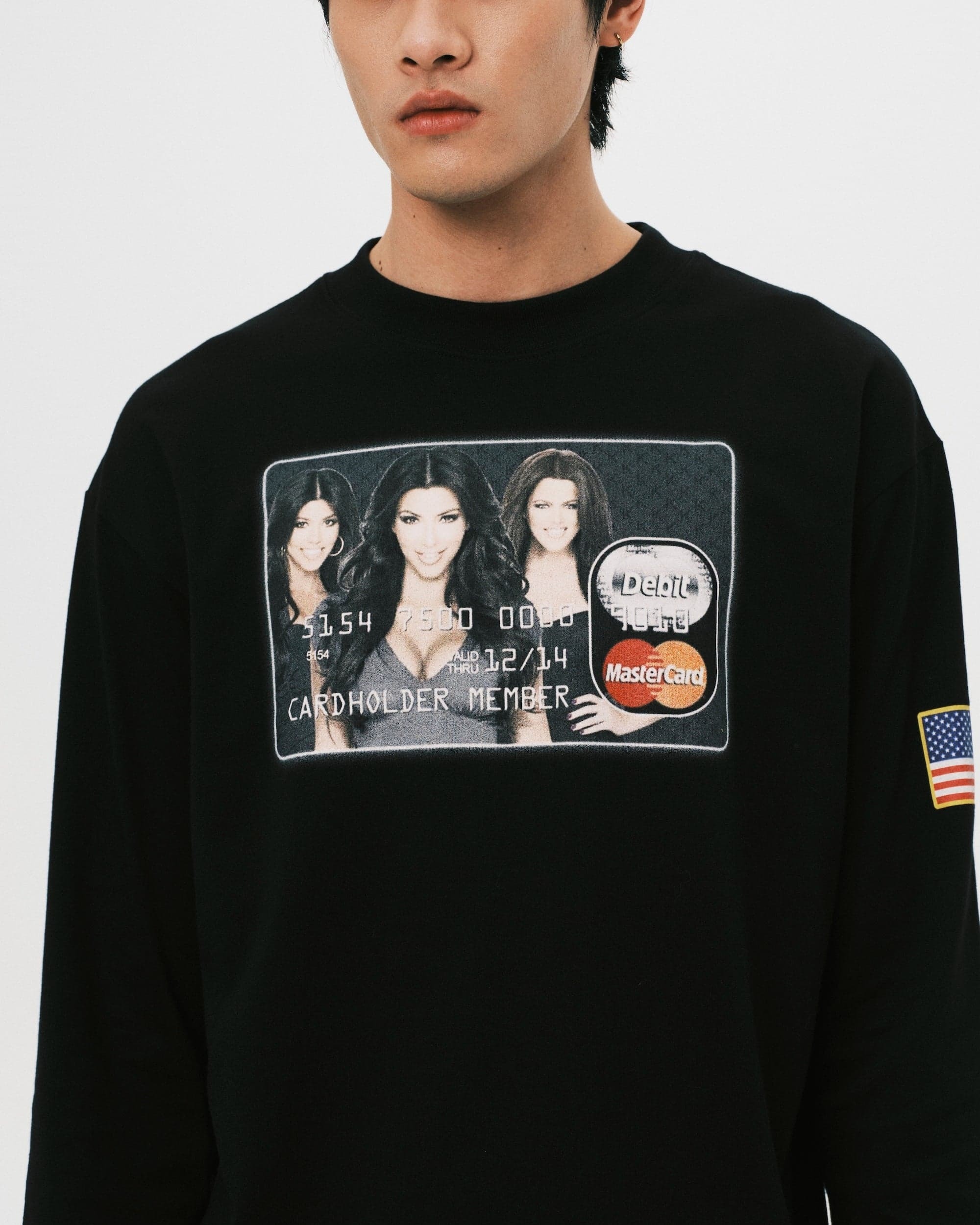 nul1.org ｜(nu-T106) - Kard LS Tee (Black)