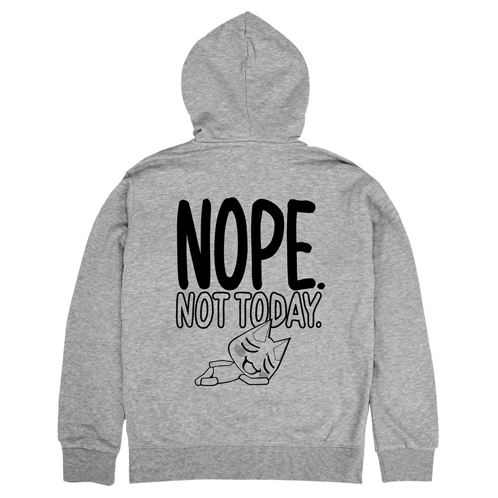 Cospa 011226 トロの「今日はいいや」ジップパーカーVer.2.0 [どこでもいっしょ] MIX GRAY