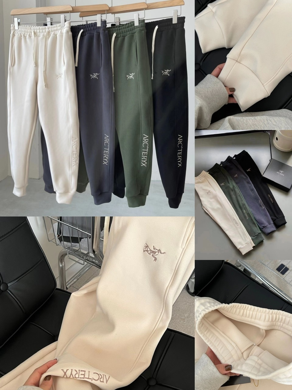 始祖鳥Arcteryx 秋冬季運動加厚防風褲束腳衛褲長褲（加厚高版本）#2203787