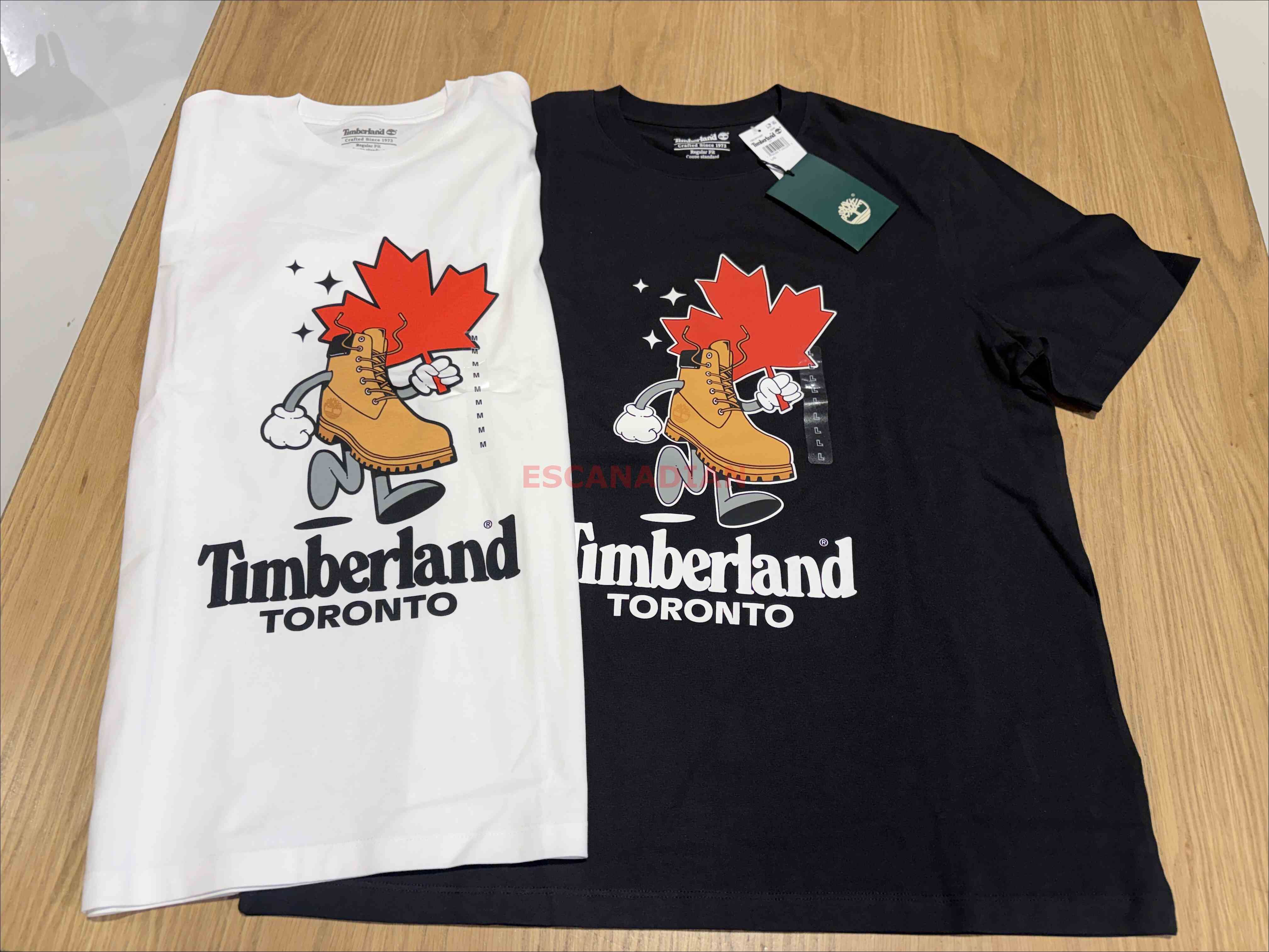 Timberland 大人 加拿大限定 多倫多城市限定款 小厚磅 短TEE (2色)
