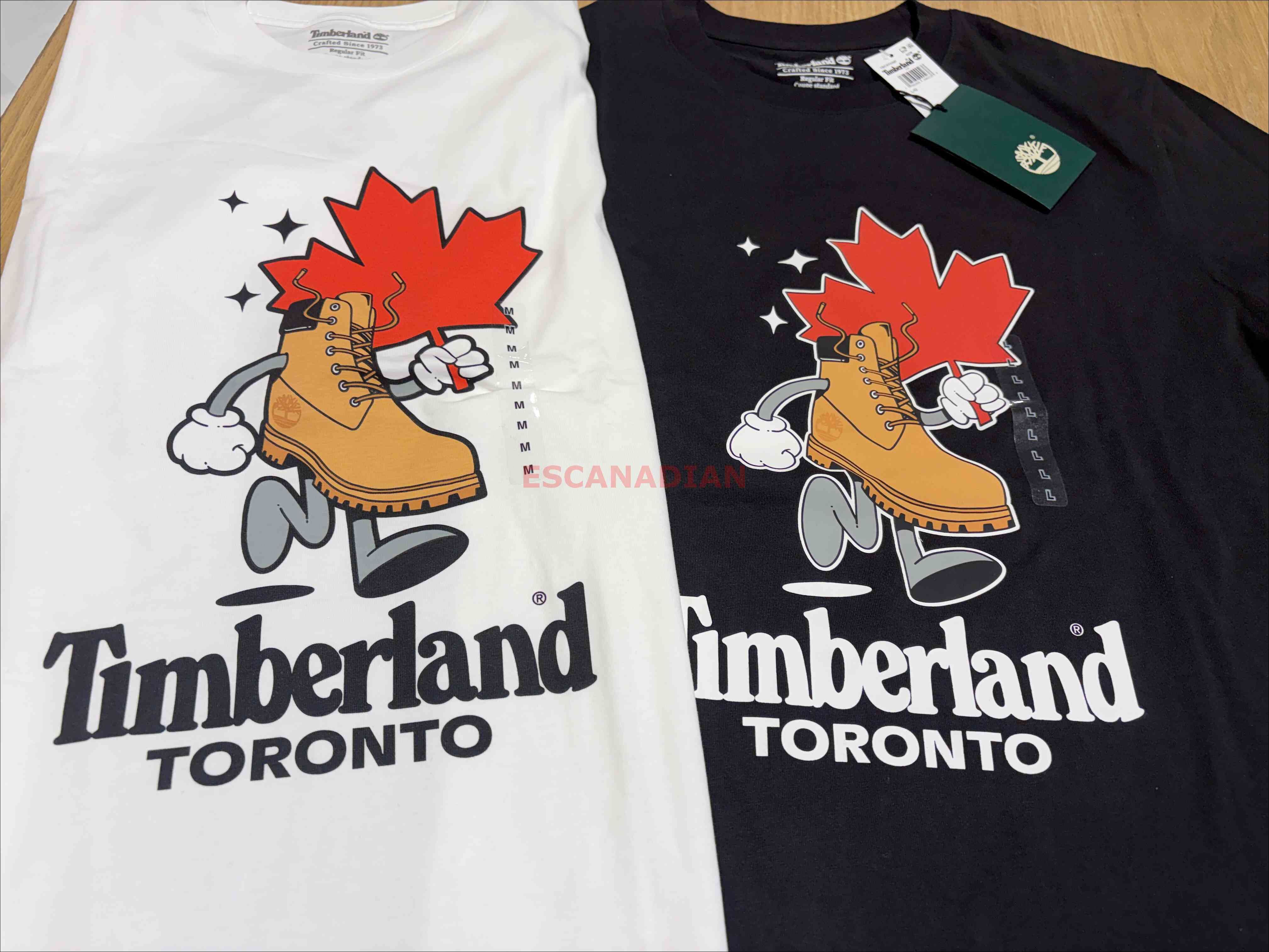Timberland 大人 加拿大限定 多倫多城市限定款 小厚磅 短TEE (2色)