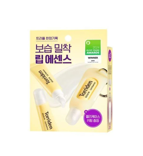 TORRIDEN SOLID IN Ceramide Lip Essence 11ml+11ml+11ml (includes keychain)