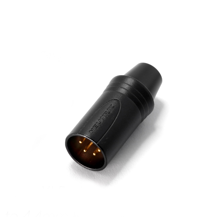 ddHiFi – XLR44B 4.4mm 平衡 (公) > XLR 4-pin (母) > 鍍金轉插