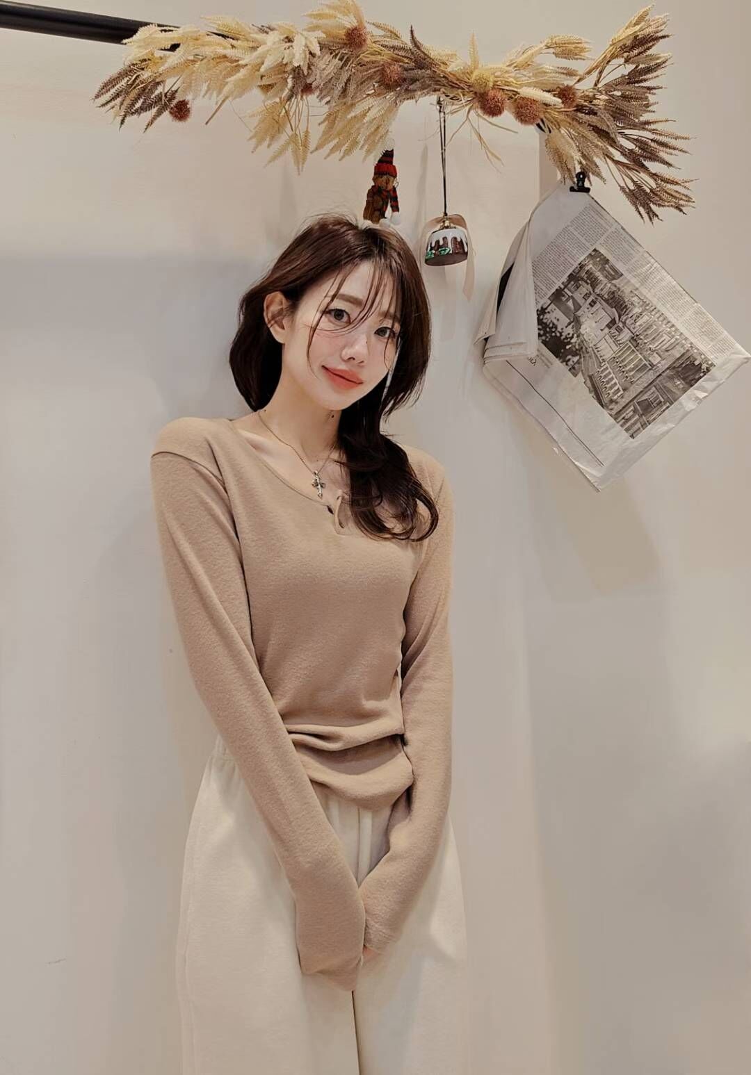 CP5302 簡約舒適感磨毛打底T