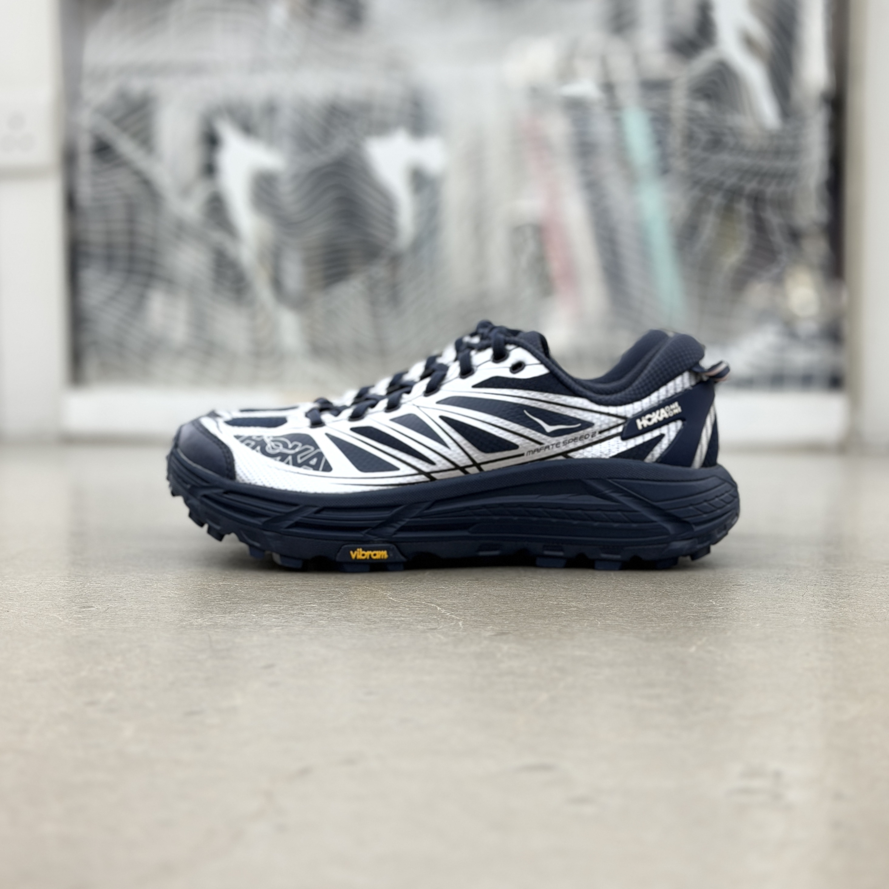 Hoka One One Mafate Speed 2 Navy Silver