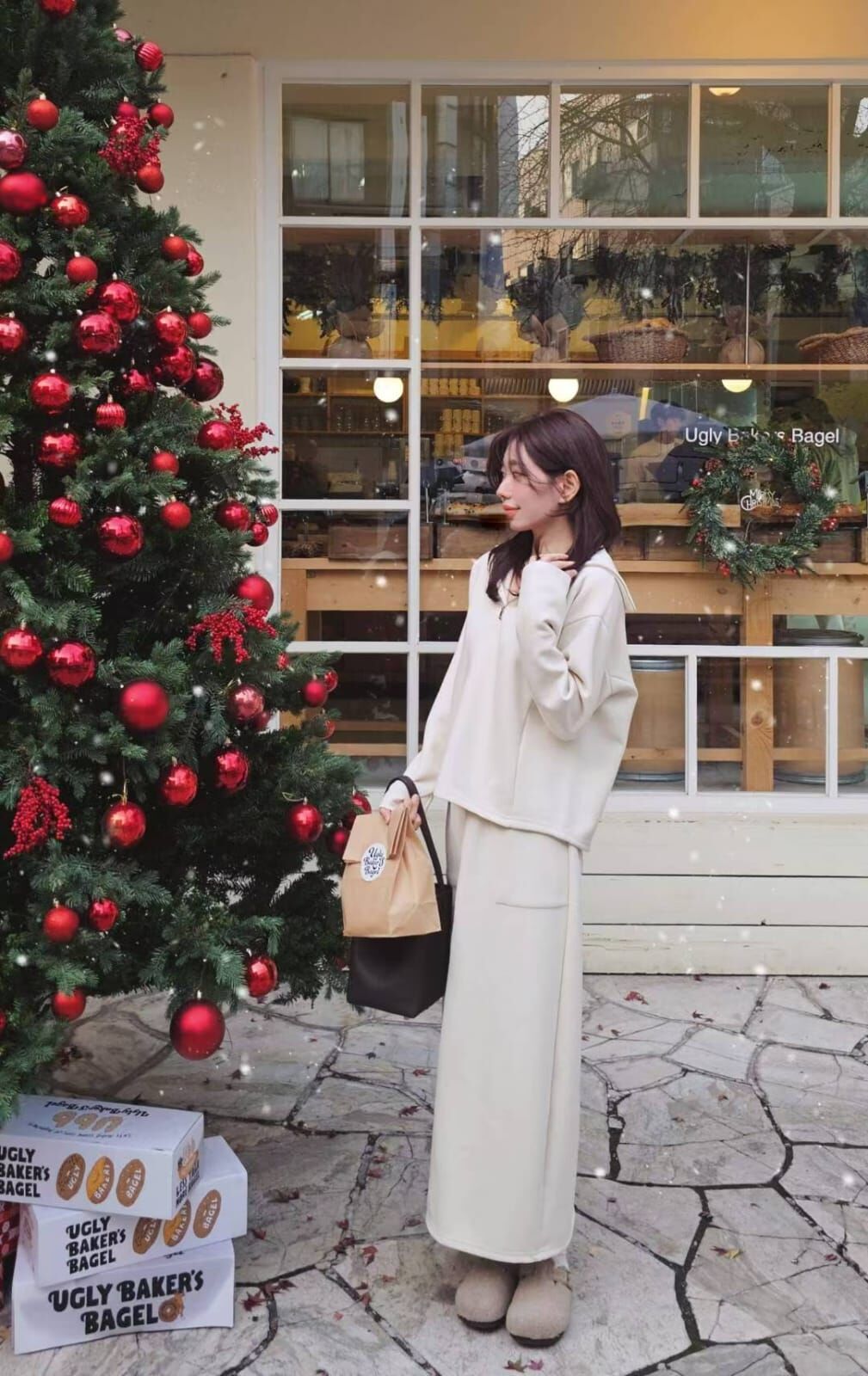 CP5306 質感混羊毛羅馬布拉鍊上衣