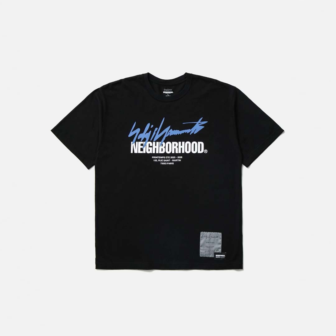 2025AW NEIGHBORHOOD NH X YOHJI YAMAMOTO . TEE SS-2 聯名 山本耀司 LOGO 短T 現貨 252PCYYN-ST02S