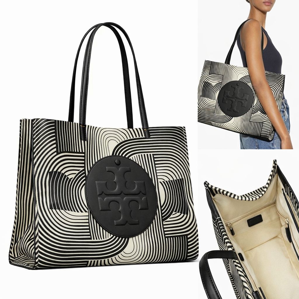 【預購】Tory Burch H122658 Ella 印花托特袋